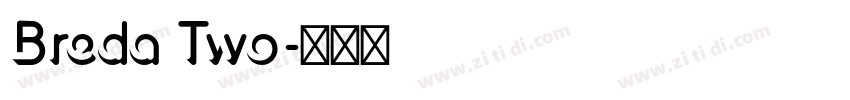 Breda Two字体转换